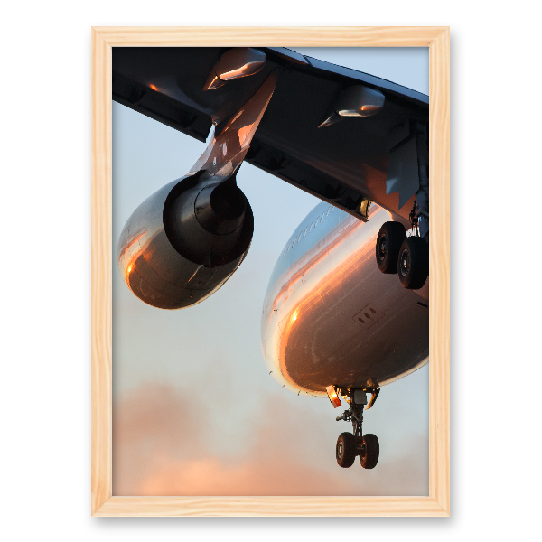 Quadro avião voando