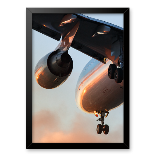 Quadro avião voando